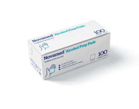 TOALLITAS ALCOHOL PREINYECCION 6 x 6 NOVAMED (100 unid.)
