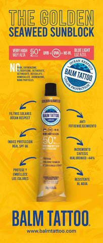 Balm Tattoo The Golden Seaweed Sunblock SPF 50+