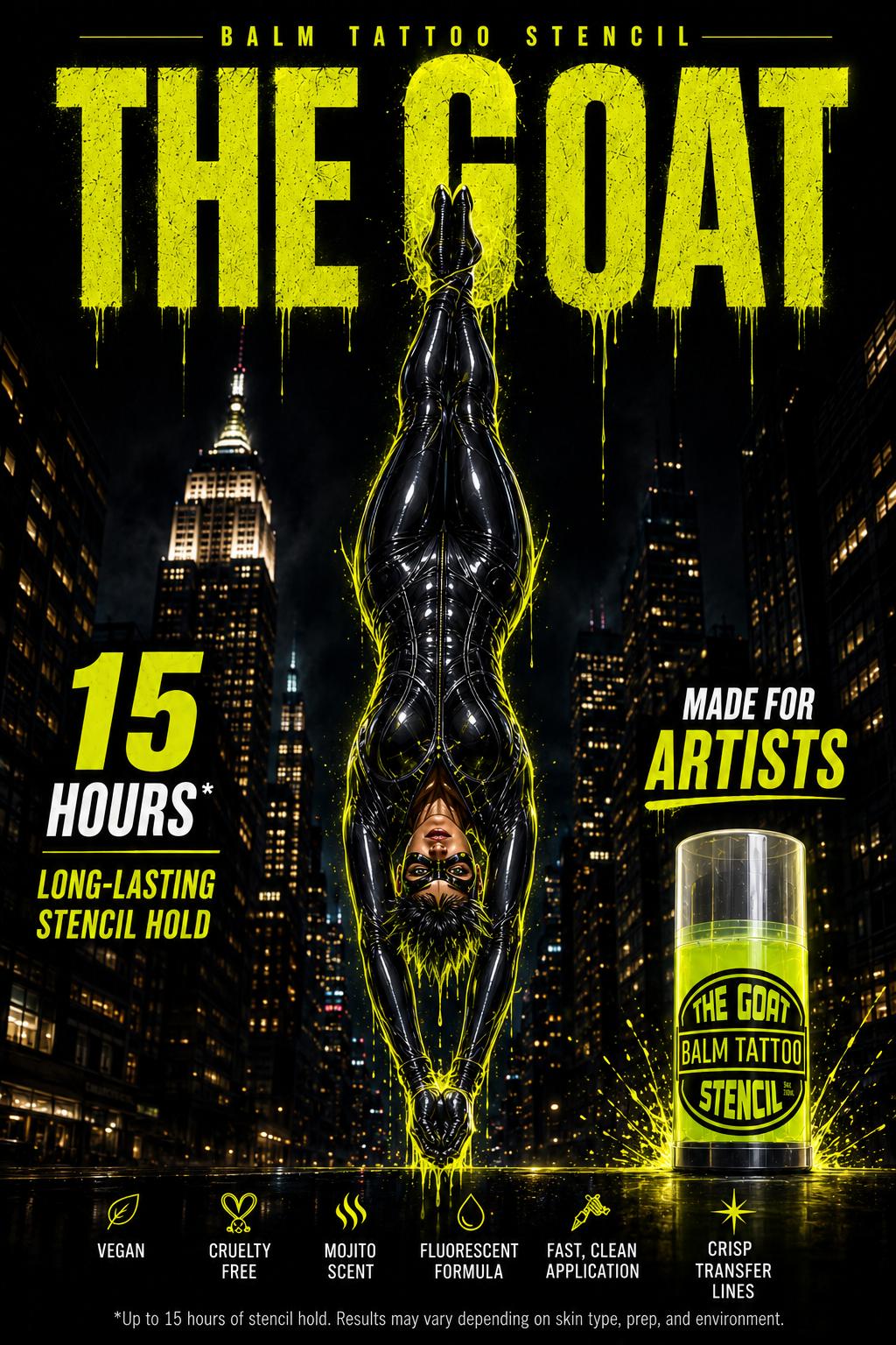 Balm Tattoo The GOAT Stencil gel transfer