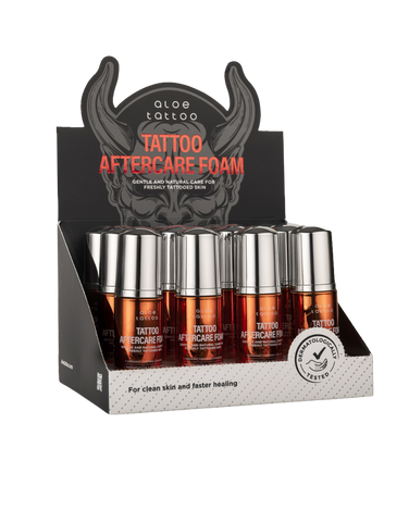 Expositor Aloe Tattoo Aftercare Cleansing Foam 12 x 60 ml