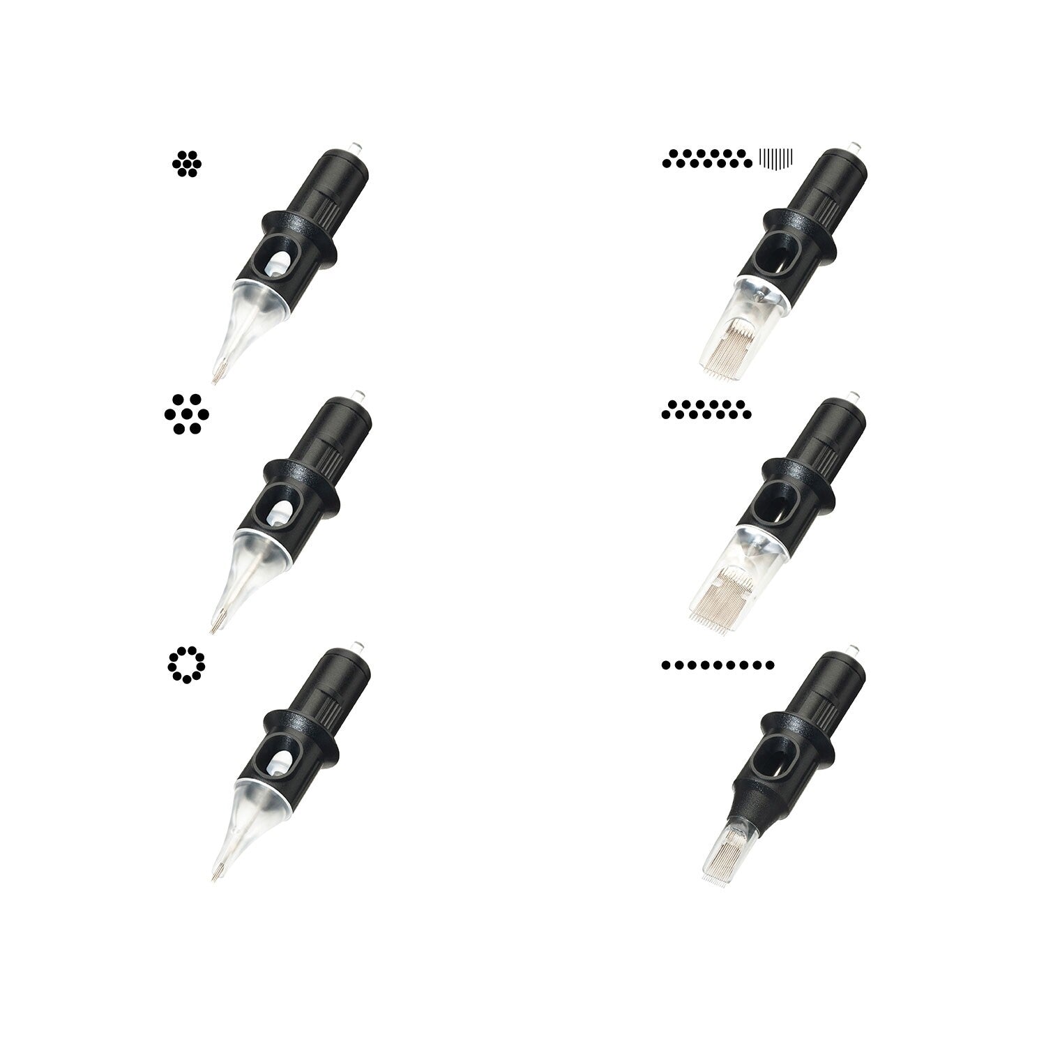 Cartuchos de agujas Cheyenne Round Liner 0.25 mm