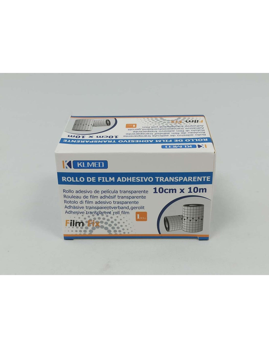 Film Fix KLMED film adhesivo transparente 10 cm x 10 m