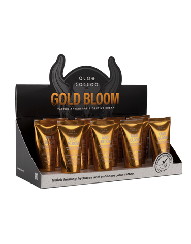 Expositor Aloe Tattoo Gold Bloom 12 x 30 g