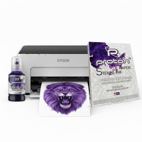 Kit d'impression de stencil : Proton Ink Tank + Ink Paper + Epson ET-M1120