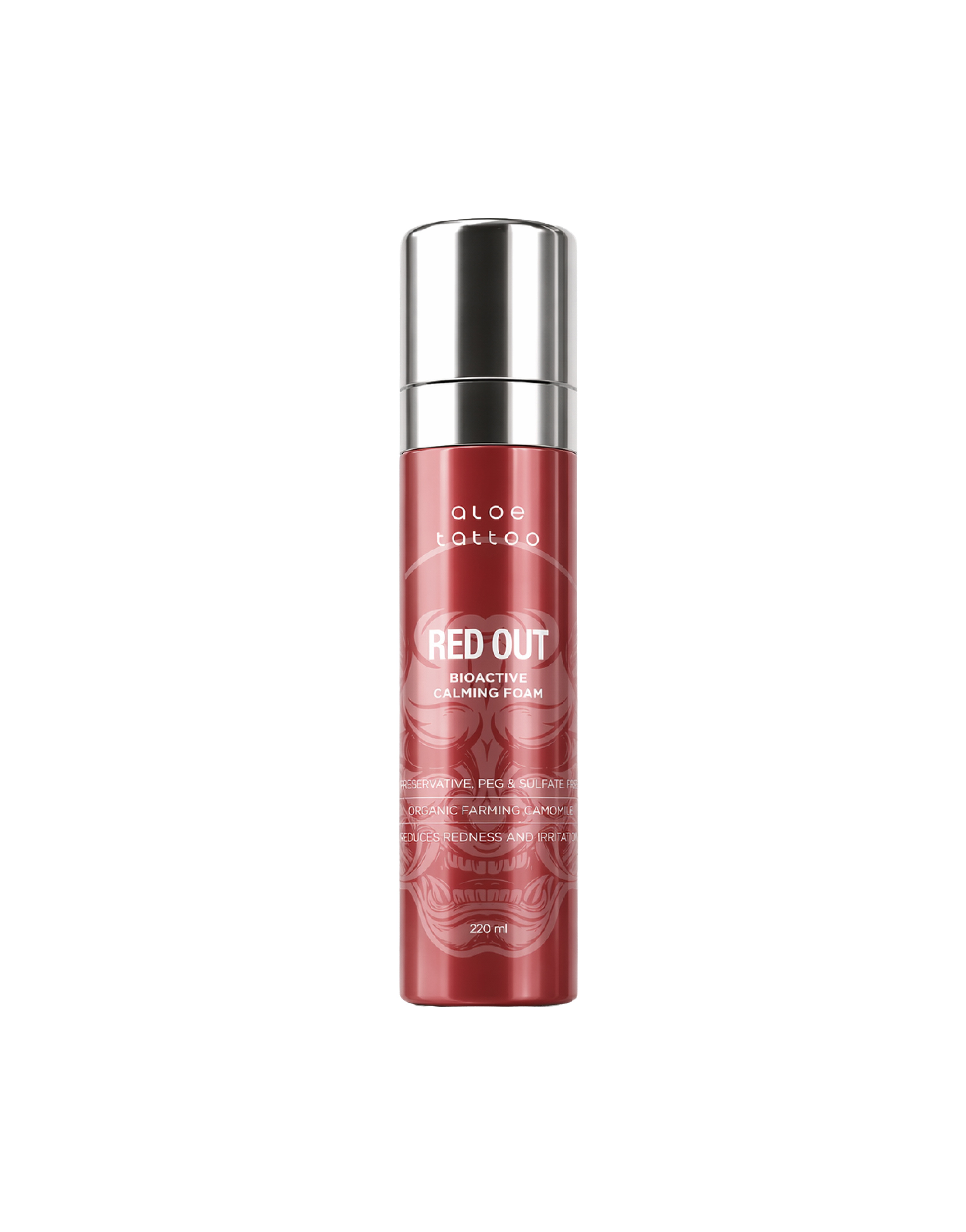 Aloe Tattoo Red Out espuma calmante 220 ml